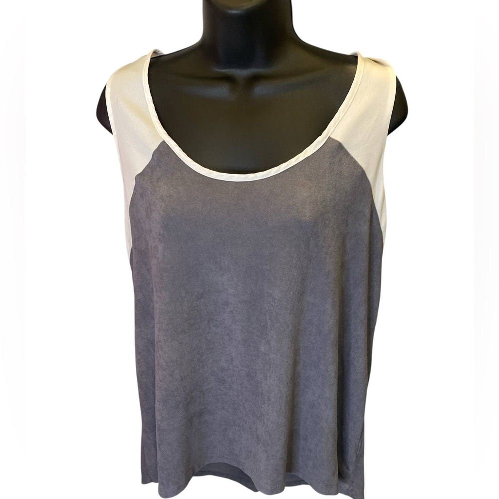 FINN AND CLOVER TANK TOP. Faux suede and is soft gorgeous size M